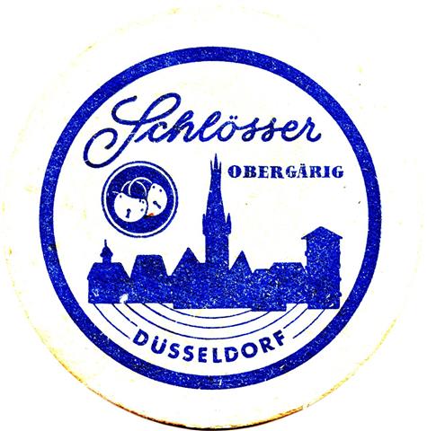 düsseldorf d-nw schlösser rund 1a (215-schlösser obergärig-blau)